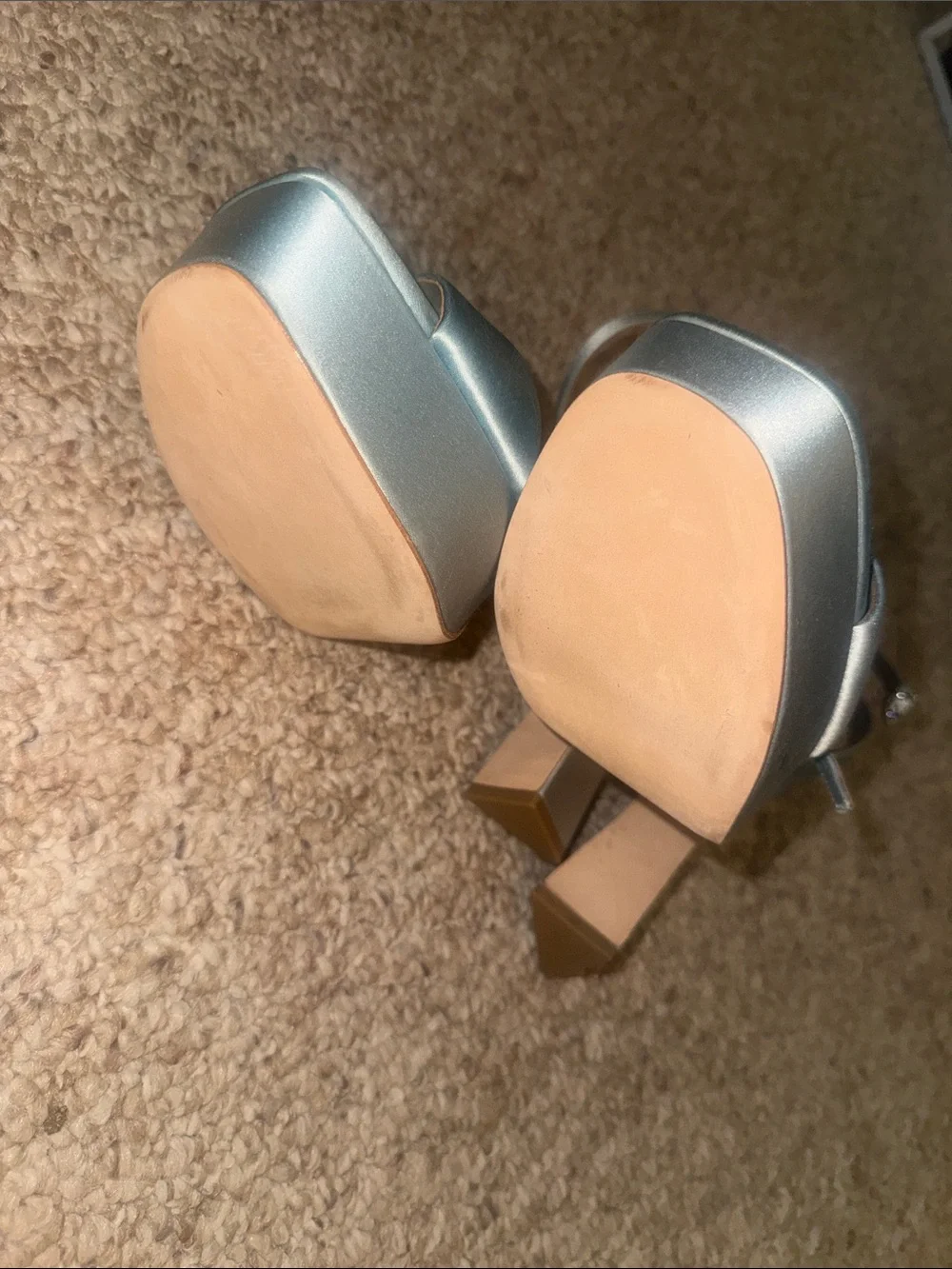 Badgley Mischka Caia Platform Sandal with Heart-Shaped Buckle